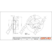 TARCZA HAMULCOWA BD314215DRV