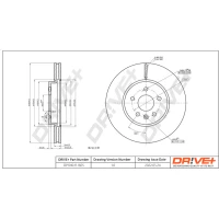 TARCZA HAMULCOWA BD324827DRV