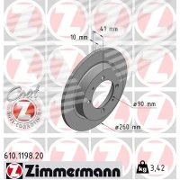 TARCZA HAMULCOWA BD334224ZM