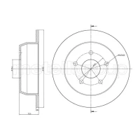 TARCZA HAMULCOWA BD341132MTL