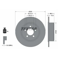 TARCZA HAMULCOWA BD345415TXR