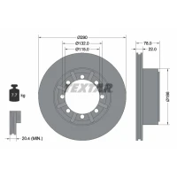TARCZA HAMULCOWA BD347963TXR