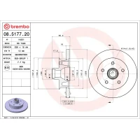 TARCZA HAMULCOWA BD352086BE
