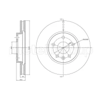 TARCZA HAMULCOWA BD353464MTL