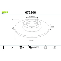 TARCZA HAMULCOWA BD361212VA