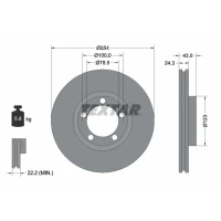 TARCZA HAMULCOWA BD369438TXR