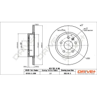 TARCZA HAMULCOWA BD379324DRV