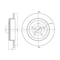 TARCZA HAMULCOWA BD385524MTL