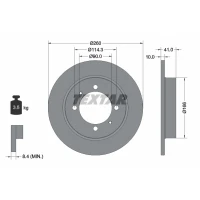 TARCZA HAMULCOWA BD391169TXR