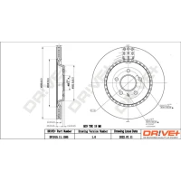TARCZA HAMULCOWA BD402796DRV