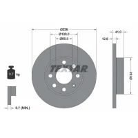 TARCZA HAMULCOWA BD422376TXR
