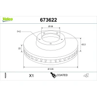 TARCZA HAMULCOWA BD433211VA