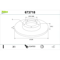 TARCZA HAMULCOWA BD447317VA