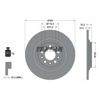TARCZA HAMULCOWA BD451809TXR