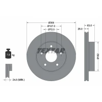 TARCZA HAMULCOWA BD457594TXR