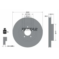TARCZA HAMULCOWA BD477555TXR