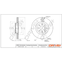 TARCZA HAMULCOWA BD482146DRV