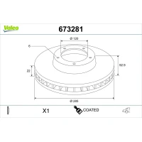 TARCZA HAMULCOWA BD483818VA