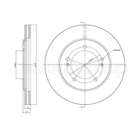 TARCZA HAMULCOWA BD502445MTL