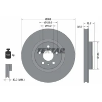 TARCZA HAMULCOWA BD510720TXR