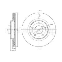 TARCZA HAMULCOWA BD514881MTL