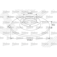 TARCZA HAMULCOWA BD519932VA