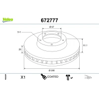 TARCZA HAMULCOWA BD521581VA
