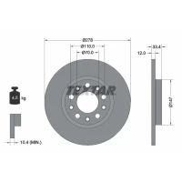 TARCZA HAMULCOWA BD539786TXR