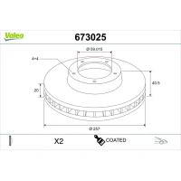 TARCZA HAMULCOWA BD544554VA