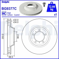 TARCZA HAMULCOWA BD544591DH