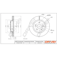 TARCZA HAMULCOWA BD552826DRV