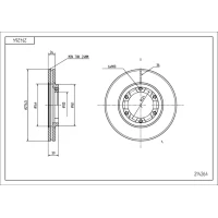 TARCZA HAMULCOWA BD580902HRT