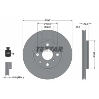 TARCZA HAMULCOWA BD583527TXR