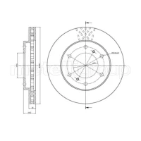 TARCZA HAMULCOWA BD592379MTL