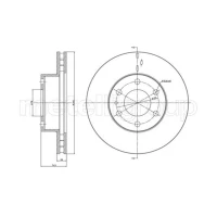 TARCZA HAMULCOWA BD609717MTL