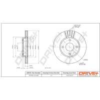 TARCZA HAMULCOWA BD625829DRV