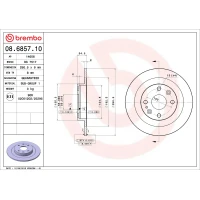 TARCZA HAMULCOWA BD650155BE