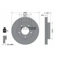 TARCZA HAMULCOWA BD652710TXR