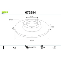 TARCZA HAMULCOWA BD693684VA
