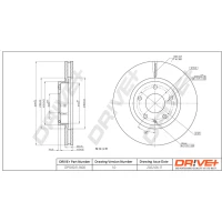 TARCZA HAMULCOWA BD702245DRV