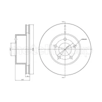 TARCZA HAMULCOWA BD711891MTL