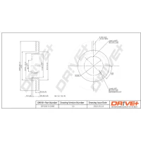 TARCZA HAMULCOWA BD715366DRV
