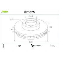 TARCZA HAMULCOWA BD738648VA