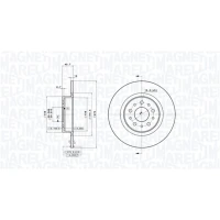 TARCZA HAMULCOWA BD753528MM