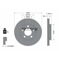 TARCZA HAMULCOWA BD760319TXR