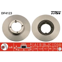 TARCZA HAMULCOWA BD768425TW