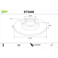 TARCZA HAMULCOWA BD796336VA