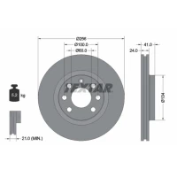 TARCZA HAMULCOWA BD796952TXR