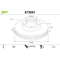 TARCZA HAMULCOWA BD807904VA