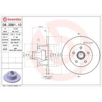 TARCZA HAMULCOWA BD820845BE